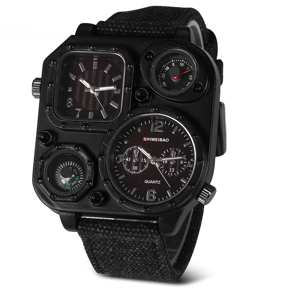Canvas Strap Watch - Quartz Mens Watches Top Brand Luxury