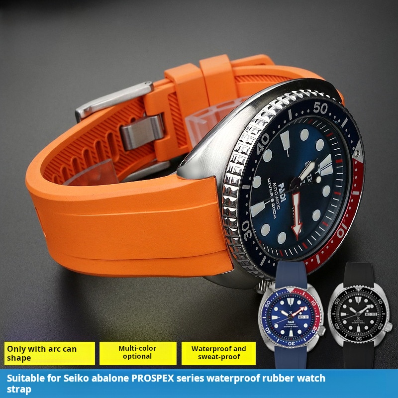 20MM 22MM Rubber Strap For Sei - Seiko Watch Prospex recension och pris