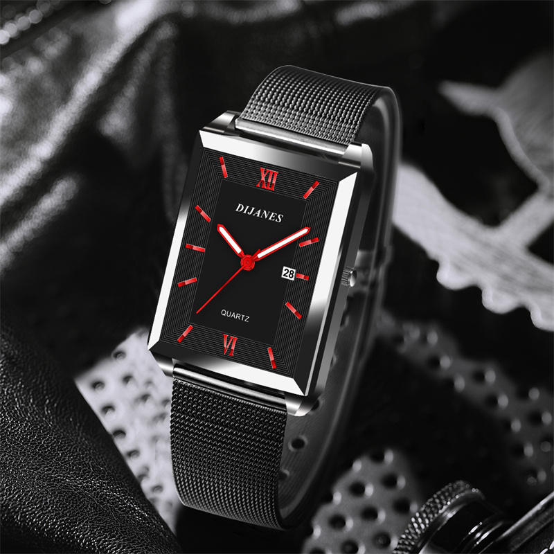 Men's Calendar Date Sport & Le - Leather Watch Band Men recension och pris