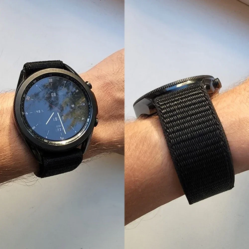 26mm 22mm Hook Loop Nylon Stra - Sport Loop Velcro recension och pris