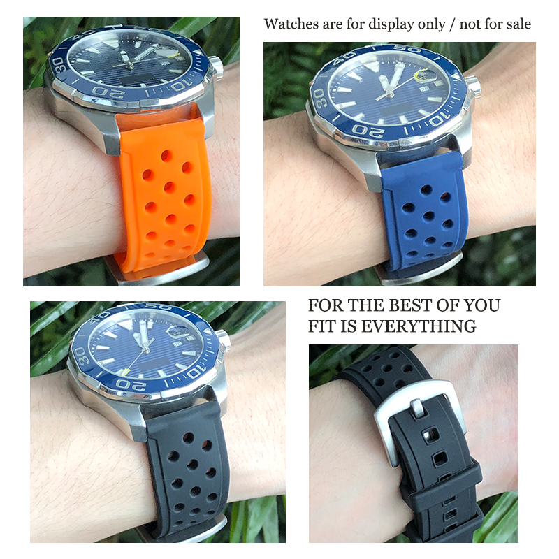 Soft Rubber Silicone Watchband - Seiko Watch 5 Sports recension och pris
