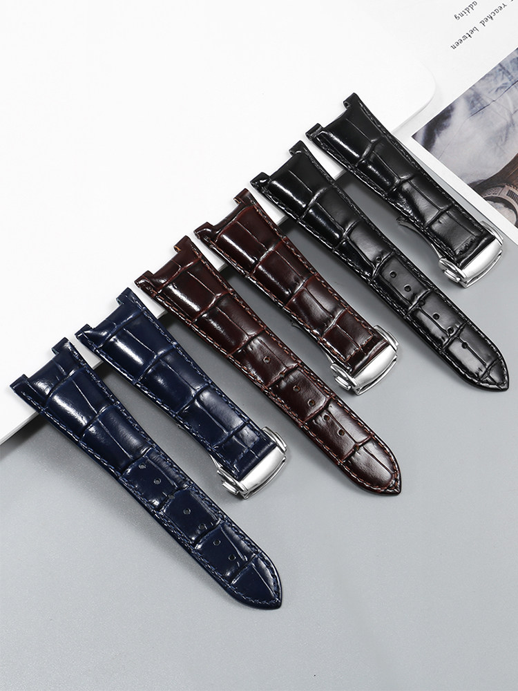 Watch Strap Leather Men's Suit - Omega Watch Constellation recension och pris