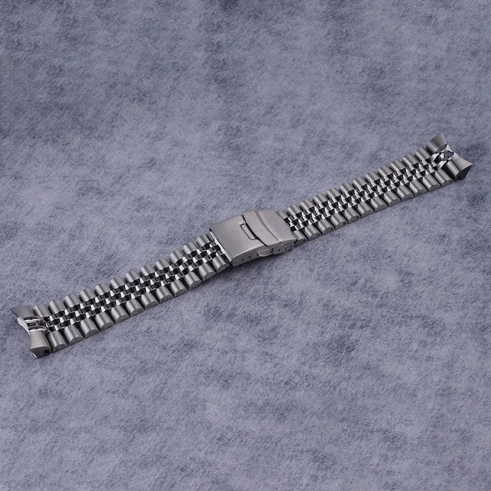Carlywet 22mm Jubilee Strap fo - Seiko Watch 5 Sports recension och pris