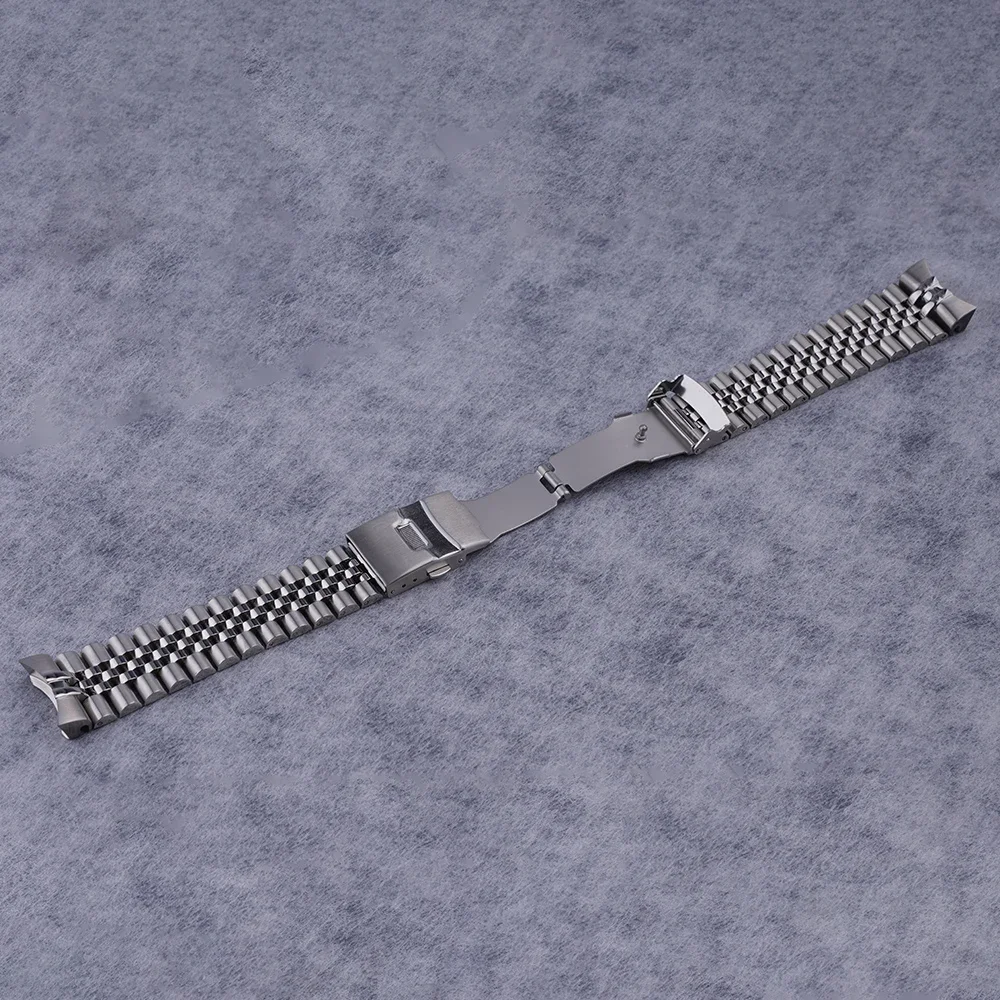 Carlywet 22mm Jubilee Strap fo - Seiko Watch 5 Sports recension och pris