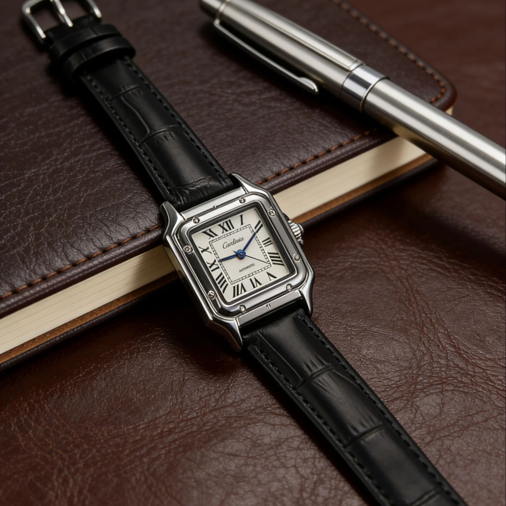 Retro Square Women's Quartz Wa - Cartier Watch Santos recension och pris