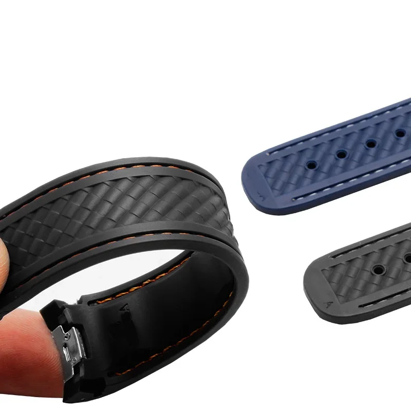 Curved 20mm Rubber Watchband F - Omega Watch Seamaster recension och pris