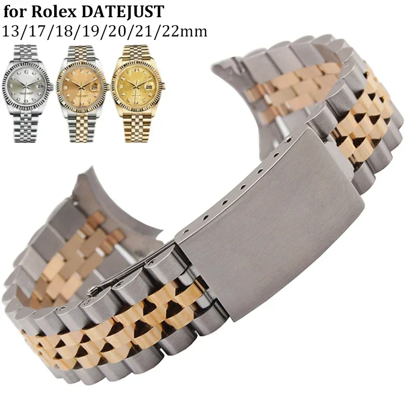 Stainless Steel Strap for Role - Rolex Watch Datejust recension och pris
