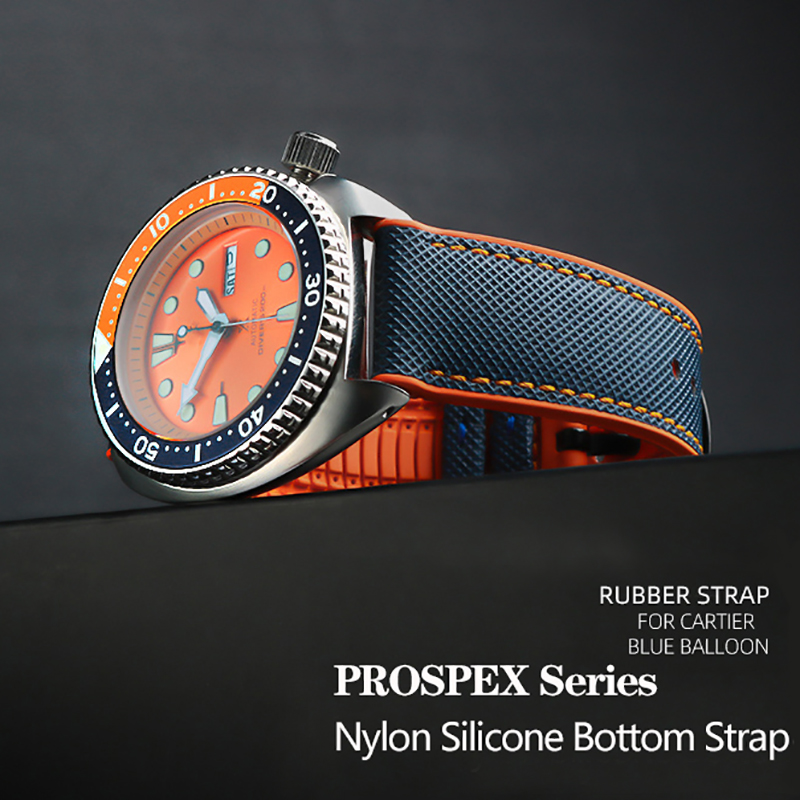 20mm 22mm Bracelet Nylon Silic - Seiko Watch Prospex recension och pris