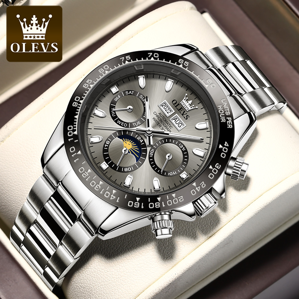 OLEVS 6654 Luxury Mens Watch C - Seiko Watch 5 Sports recension och pris