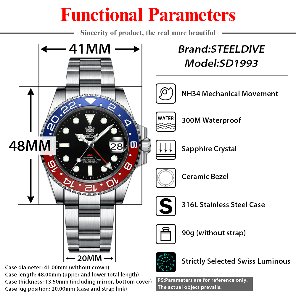 STEELDIVE SD1993 V2  Bi-Direct - Seiko Watch 5 Sports recension och pris