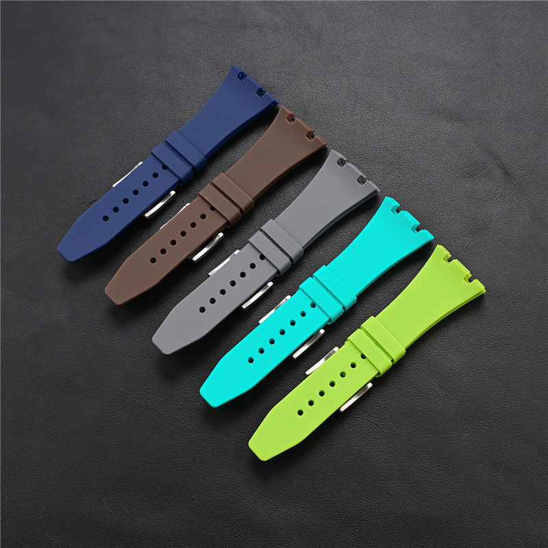 Rubber Silicone Strap 26mm for - Audemars Piguet Watch Royal Oak recension och pris