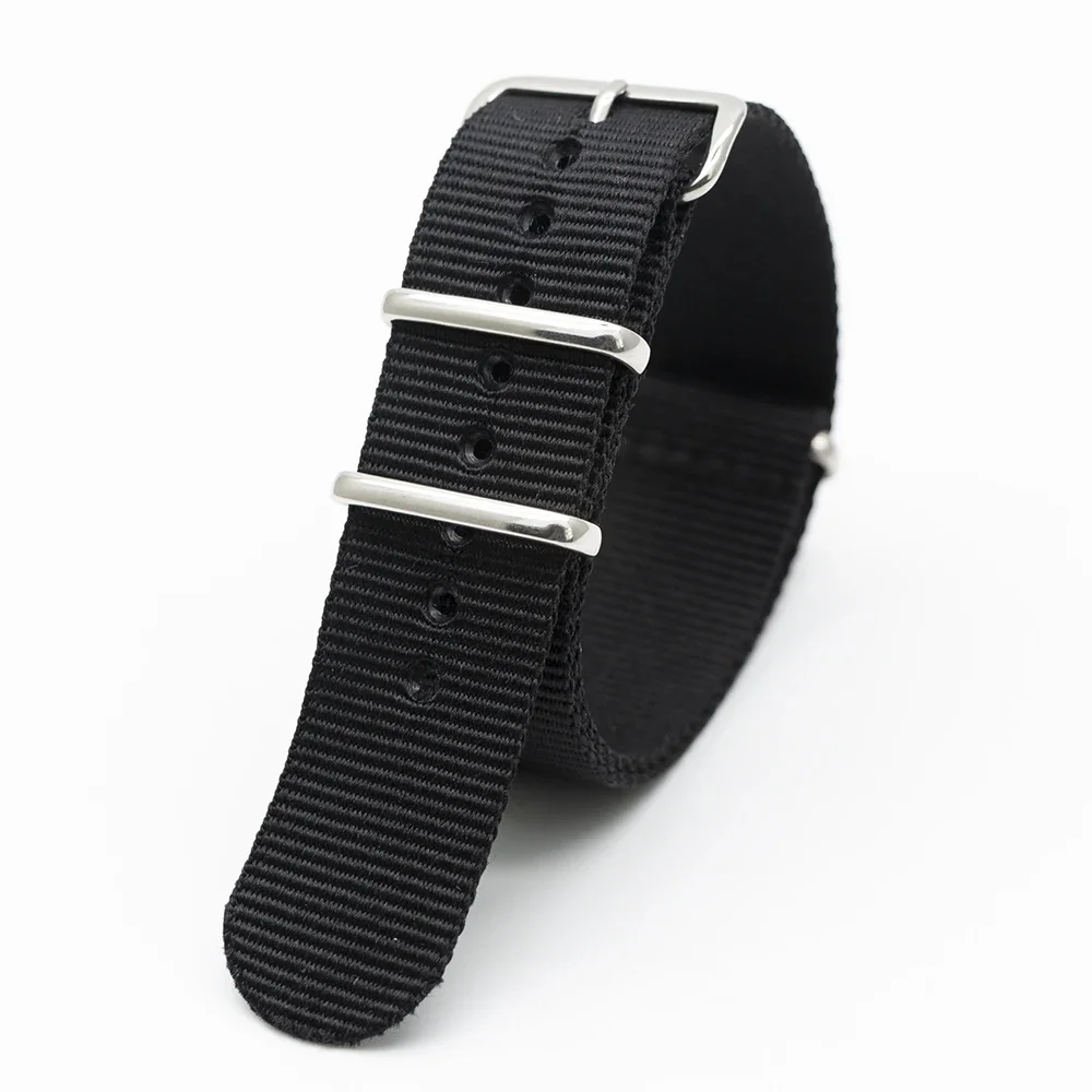 Black Nylon Watch Band For Mec - Nato Strap Nylon recension och pris