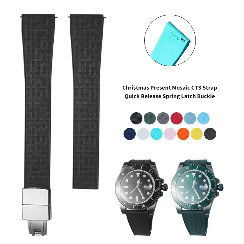 CTS FKM Rubber Watch Strap 16m - Rolex Watch Datejust recension och pris