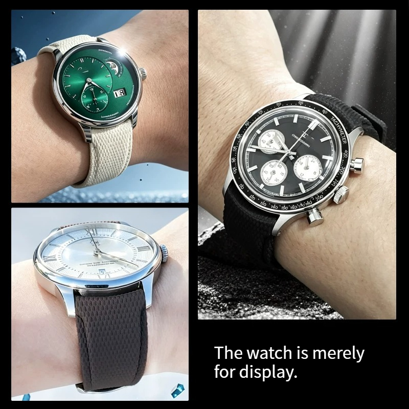 Arc-shaped curved fluororubber - Seiko Watch Prospex recension och pris