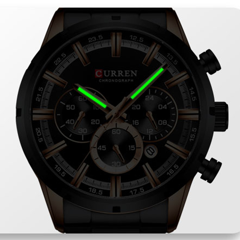 CURREN Top Brand Military Quar - Seiko Watch 5 Sports recension och pris