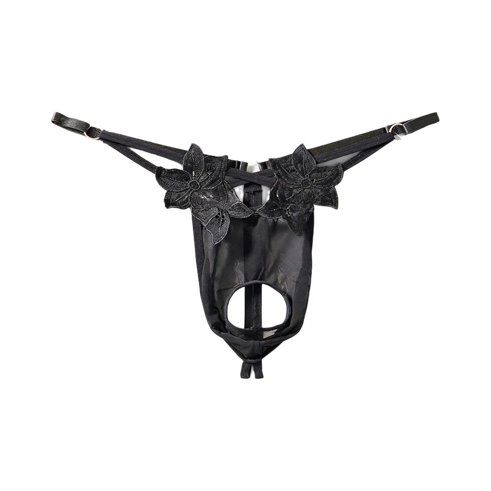 Men Lace G‑String Underwear Fl - Mesh Strap Metal recension och pris