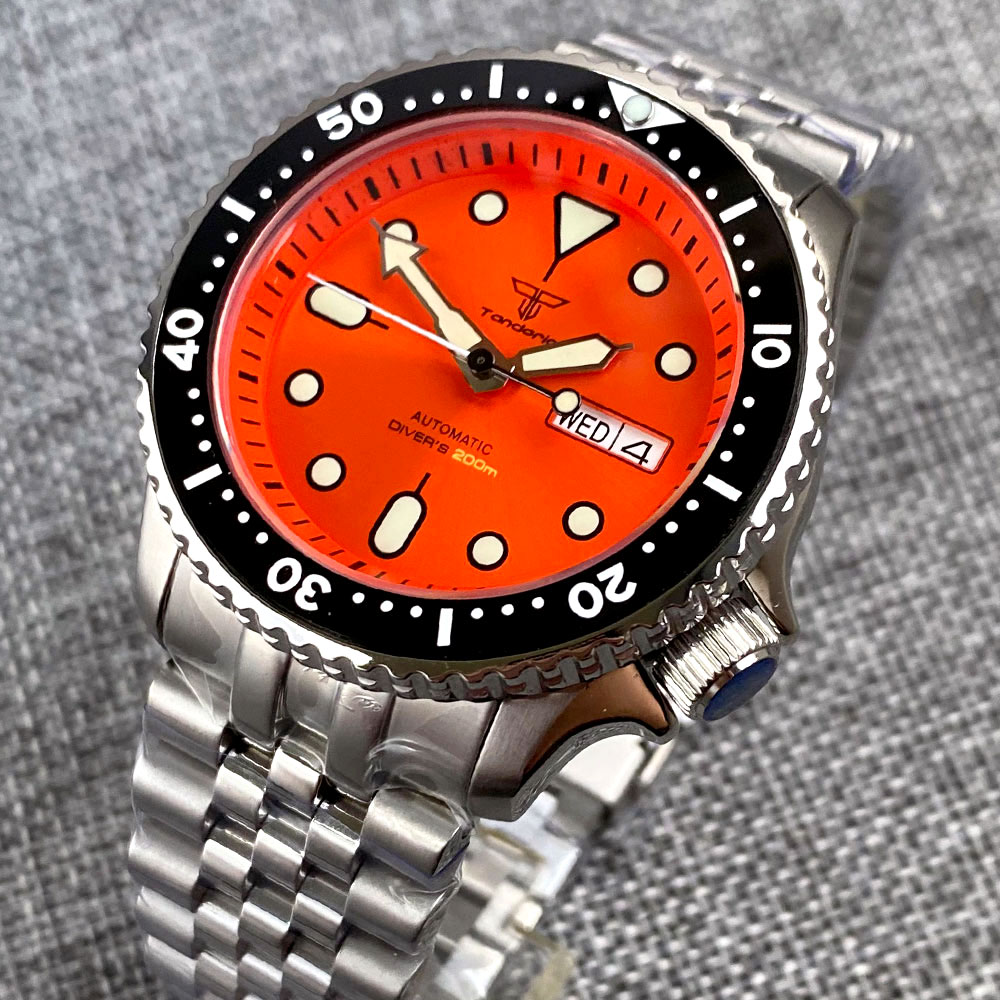 Tandorio Mod NH36A Weekday Dat - Seiko Watch Prospex recension och pris