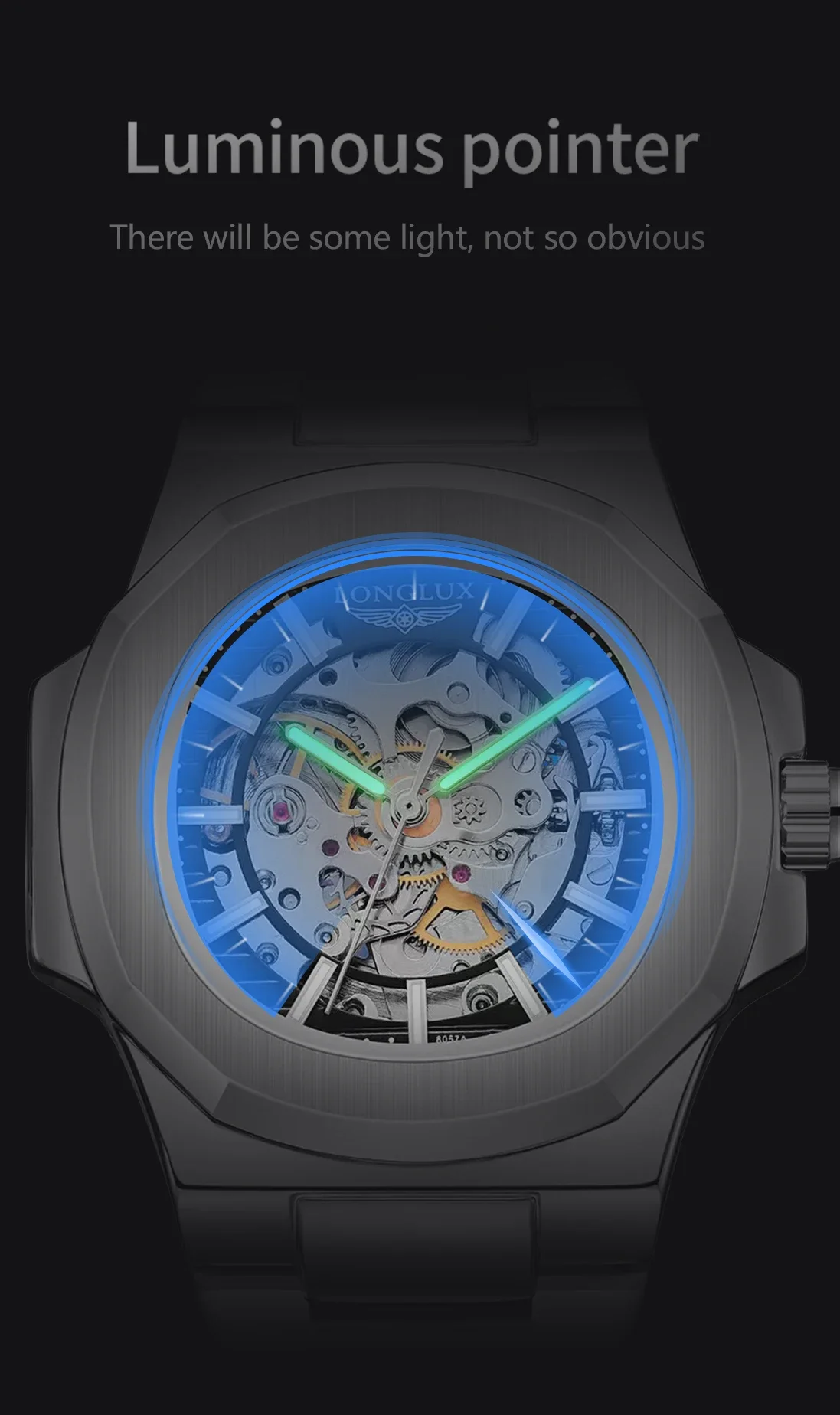 LONGLUX Men Automatic Mechanic - Seiko Watch 5 Sports recension och pris